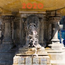 Kalender-Plakat "Köln 2020" mit dem Petrusbrunnen, erhältlich bei mir für 6€+Versand