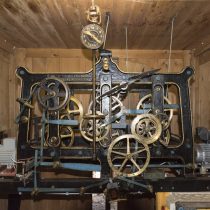 (23) Uhrwerk im Kirchturm von Niederbettingen an der Kyll