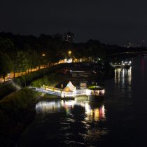 (06) Nächtliches Kölner Panorama, Blick von der Rodenkirchener Brücke