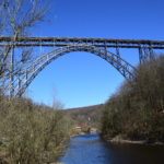 Die Müngstener Brücke im zeitigen Frühjahr